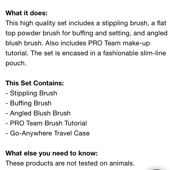 NEW CONTOURING BRUSH SET - SEPHORA - Picture 7 of 7